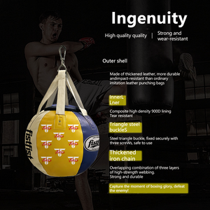 Sacco da <span class=keywords><strong>Boxe</strong></span> Pesante Personalizzabile di Alta Qualità FIST con Suola in Pelle, Attrezzatura da <span class=keywords><strong>Boxe</strong></span> per Fitness Umano, Logo Personalizzato per Uso in Palestra - Product Image 6
