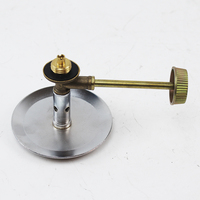 Réchaud à Gaz Portable Simple Brûleur pour Camping Cuisine Acier Inoxydable Mini Brûleur à Gaz Flamme Bleue Gaz Naturel