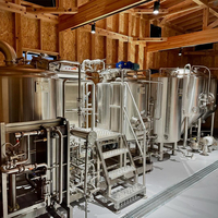 Équipement de brassage de bière automatique en acier inoxydable, cuves de fermentation coniques, cuve sous pression 4000L, installation gratuite