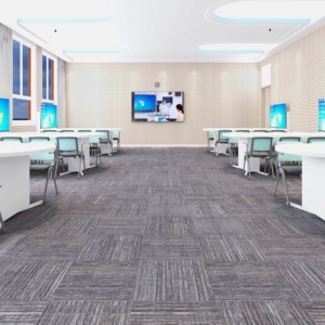 Thương mại gạch Thảm sọc Modular dày sang trọng chống cháy gạch Thảm PVC 24x24 văn phòng 60x60 gạch thảm - Product Image 5