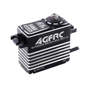 AGFRC 25T 54Kg Alto Torque 4BB 0.082s 8.4V HV Digital Programable 4 Polos Sin Escobillas para Coche RC, Helicóptero Grande y Robot - Product Image 1
