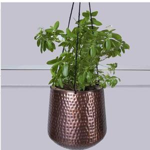 Jardinière de sol de style antique accessoires d'extérieur finition brillante jardinière en métal balcon décoration de jardin - Product Image 3