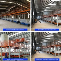 Ligne de production de panneaux sandwich en ciment EPS, machines de formage de panneaux muraux en béton léger pour projets de construction préfabriquée