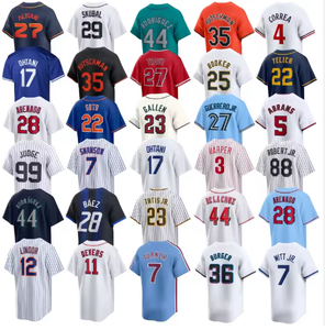 Jersey Baseball Berkualitas Tinggi 100% Polyester Bernapas, Best Seller 2025 untuk Semua Tim, Logo Custom Bordir - Product Image 1