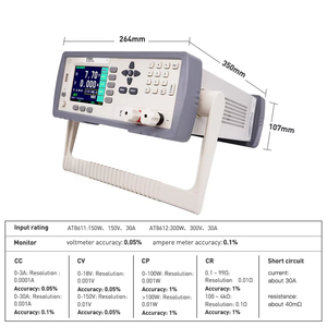 Carga Electrónica AT8612 con Control Programable, Carga Electrónica de 300W 300V 30A - Product Image 2