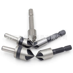 Herramienta de Biselado Mr Drill, Acero de Alta Velocidad, para Trabajos en Metal, Perforación de Precisión, Diseño de 3 Cuchillas - Product Image 5