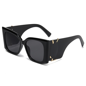 Gafas de sol retro europeas y americanas de ojo de gato con marco grande Versátil de lujo para mujeres Nuevo diseño de moda - Product Image 1