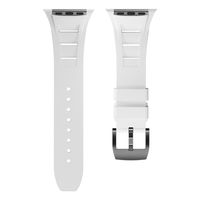 Bracelet de montre sport en silicone tendance pour Watch Ultra 3 49mm/45mm Iwatch 11/10/9, boucle en caoutchouc respirant, fermoir déployant