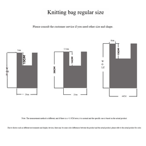 Sac fourre-tout décontracté en polyester tricoté, personnalisé avec logo, faible MOQ, couleur unie, idéal pour cadeaux et promotions - Product Image 4