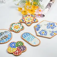 Small Easy DIY Diamond Painting Kits Mosaic Making with White Frame for  Kids Christmas - China Stained Glass, Mosaic Tile