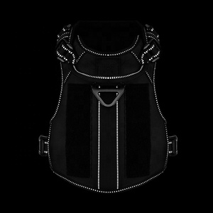 Nylon Phản Quang Chiến Thuật Con Chó Khai Thác Ren Có Thể Điều Chỉnh Đi Bộ Đào Tạo Vest <span class=keywords><strong>Hook</strong></span> Vòng Bảng Điều Chỉnh Cho Id Huy Hiệu Vá Không Có Kéo Tính Năng - Product Image 4