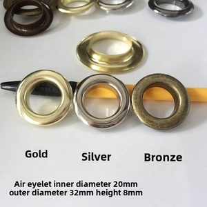 NUOVI Occhielli in Acciaio Inox Placcato 6mm 12mm 20mm 25mm 30mm 40mm <span class=keywords><strong>per</strong></span> Cinture, Borse, Scarpe, Cappelli, Tende, Teli, Striscioni - Product Image 6