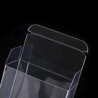 Boîte à gâteau rectangulaire transparente en PVC recyclable avec logo personnalisé, 2, 3, 4 pouces, emballage pour sushis, épaisseur 0,3-0,35 mm