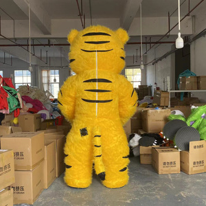 Disponible Disfraz de Mascota de Tigre de Peluche de 2m/2.6m/3m, Fabricante Personalizado de Disfraces Inflables de Mascotas - Product Image 3