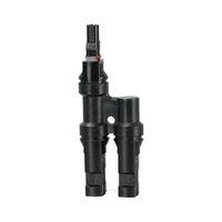 T-Verzweigungs-Solarstecker 3 zu 1 IP67 Wasserdichter PV-Steckverbinder 1500V 30A 4mm² 6mm² TÜV-Zertifiziert Solarpanel-Kabel PPO V0