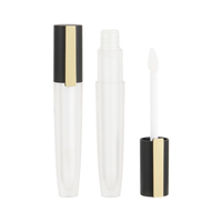 Contenants de brillant à lèvres de forme ronde de 4ml de haute qualité Tubes en plastique de couleur d'injection OEM pour cosmétiques et stockage de liquide