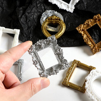 Lem Krim Ramah Lingkungan DIY Bingkai Foto Model Retro Seri Barok Resin Aksesoris Lukis Tangan Casing Ponsel Kulkas