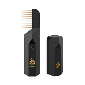 Bruciatore di incenso elettrico da 1500 mAh, ricaricabile tramite USB, pettine per capelli, bruciatore di Bakhoor e Oud, spazzola profumata per capelli - Product Image 6