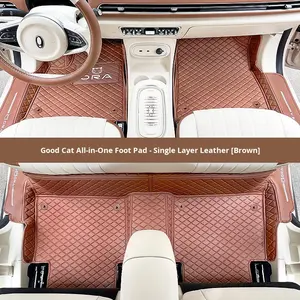 Alfombrilla especial <span class=keywords><strong>Oula</strong></span> Good Cat para Great Wall GT, de PVC, con borde completo, con bucles, acolchado de diamante, interior OLIVER modificado - Product Image 6