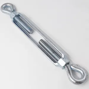 3/4" Galvanized Steel Cable Turnbuckle Korean Type Turnbuckle Eye and Eye Wire Rope Turnbuckles