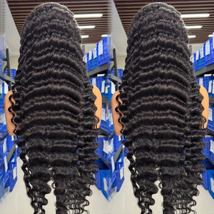 Perruque Lace Front 13x4 en Cheveux Humains Vierges Remy, Densité 200%, Pré-épilée, Sans Colle, avec Baby Hair, Longue, Lisse Naturel, <span class=keywords><strong>Jazz</strong></span> - Product Image 4