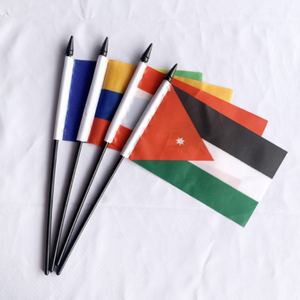 Bán buôn giá rẻ nhỏ cầm tay quốc gia Cờ biểu ngữ Costa Rica cầm tay cờ với nhựa cực - Product Image 5