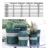Pot en plastique pour pépinière, Grande taille, rond, contrôle des racines durs, cuirlandes pour Rose, bonsaï, jardin, vente en gros,