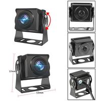 Système de caméra de recul pour camion 7 pouces, double objectif, enregistreur vidéo HD, caméra embarquée étanche avec vision nocturne, garantie 1 an pour véhicules utilitaires lourds