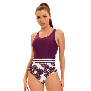 Factory Good Price One Piece Swimwear Women Swimsuits Sexy Zipper Racer Back One-piece 1 Bikini For Womens