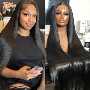 Glueless HD Lace Frontal Wigs Human Hair Raw Indian Hd Lace Wigs Virgin Cuticle Aligned Body Wave Lace Front Wig For Black Women