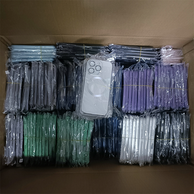 Factory Wholesale UGT Women Men Magnetic TPU Shockproof Phone Cases for 11-17 Pro/Max Models-Transparent OPP Bag