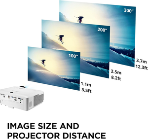 LS710HD 4200 Lumens 1080p Laser <b>Projector</b> with 0.49 Short Throw Ratio, HV Keystone, 4 Corner Adjustment - Product Image 5