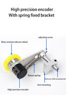 ABILKEEN ABZ Codeur Rotatif Incrémental 1000 PPR, Diamètre 38mm, Axe 6mm, avec Support