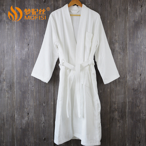 Blanco bordado bata <span class=keywords><strong>hotel</strong></span> hombres, 100% algodón - Product Image 6