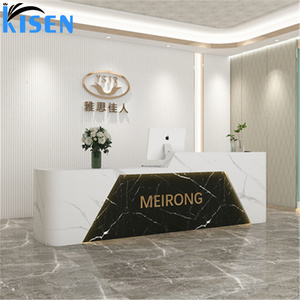 Mesa de Recepción Kisen de Lujo, Versátil, para Oficina, Hospital, Bar, Hotel, Sala de Estar, Taller, Salón, Caja, de Gran Tamaño - Product Image 2