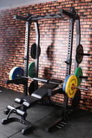 Station multifonctionnelle Rack à squats debout Équipement de fitness Banc de musculation Power Rack