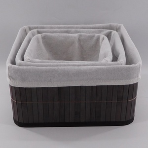 Cestino per <span class=keywords><strong>il</strong></span> pane in bambù cesto portaoggetti in tessuto - Product Image 6