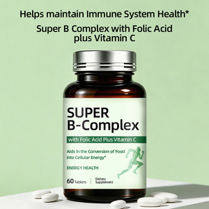 Vitaminas del Complejo B con Vitamina C y Ácido Fólico, Vitaminas para la Salud Inmunológica, Apoyo Energético, Estado de Ánimo y Rendimiento Cognitivo - Product Image 4