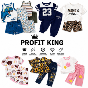 Conjuntos de Ropa de Verano para Niños de Algodón Surtido al Azar, Venta al por Mayor, Ropa Casual para Bebés Niños y Niñas, Proveedor de Ropa al por Mayor, Envío Inmediato - Product Image 4