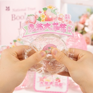 Nouveauté : Jouets anti-stress en forme de fraise à presser, adhésifs et moelleux, pour la réduction de l'anxiété, jouets sensoriels fantaisie - Product Image 6