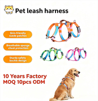 Harnais pour chien Gradient, anti-évasion et anti-traction, boucle sécurisée pour races moyennes et grandes, vente en gros en vrac