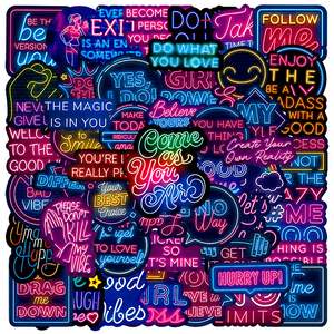 50 pièces animaux drôles parodie texte Graffiti autocollants pour <span class=keywords><strong>livre</strong></span> bouteille décor créatif blague Meme autocollant - Product Image 3