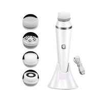 Brosse nettoyante électrique pour le visage, démaquillante, massante, nettoyage en profondeur, 3 vitesses, étanche IPX7, masseur facial