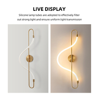 Lámpara de Pared Nórdica LED para Iluminación de Pasillos, Luz de Noche, Iluminación de Fondo de Pasillo, Juego de Iluminación para Baño