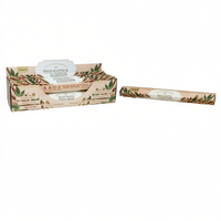 Bâtons d'encens Palo Santo et bois de santal, boîte double présentoir, 42 unités, pour aromathérapie, Espagne, toutes saisons