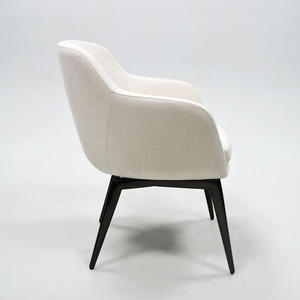 Fauteuil de salon en cuir moderne et minimaliste de luxe léger, chaise de loisirs individuelle pour restaurants, salons, chambres, hôtels, balcons - Product Image 4