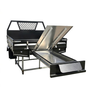 Aluminum Ute Work Tray / Multi-Purpose Truck Bed Storage <b>Box</b> - Product Image 1