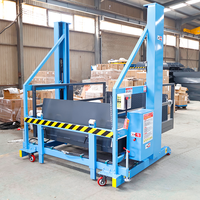 Plateforme de chargement et de déchargement de camions électrique hydraulique, équipement de manutention de marchandises en extérieur, capacité de charge 2-3T, levage 1700mm