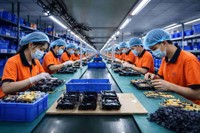 Jam Digital Plastik Bertenaga AI Grosir, Layar Sentuh, Timer Pomodoro, Mode Musik, Baterai 1500mAh untuk Ruang Tamu Dapur
