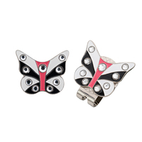 Premium Geniuemetal Golf Ball Marker Blanc Accessoires Poker Chip Personnalisé Chapeau Clip En Vrac À La Main En Métal Adultes Golfball Marqueur